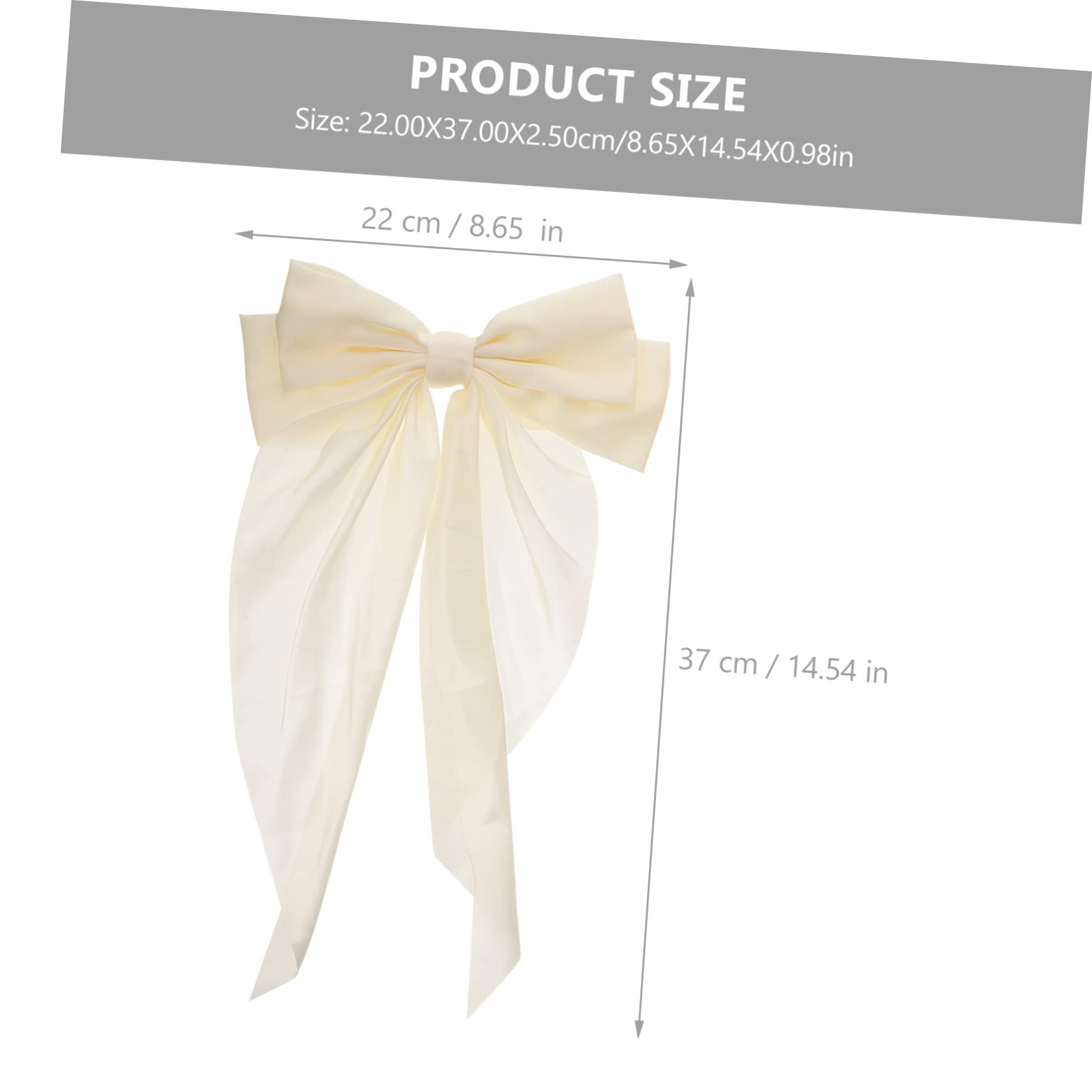 FOMIYES 5 Sets Elegant Bow Hair Clips for Women - Spring Barrettes Metal Fabric Hair Ribbons for Dressing Up (2pcs*5) - Perfect for Weddings, Parties, and Everyday Styling