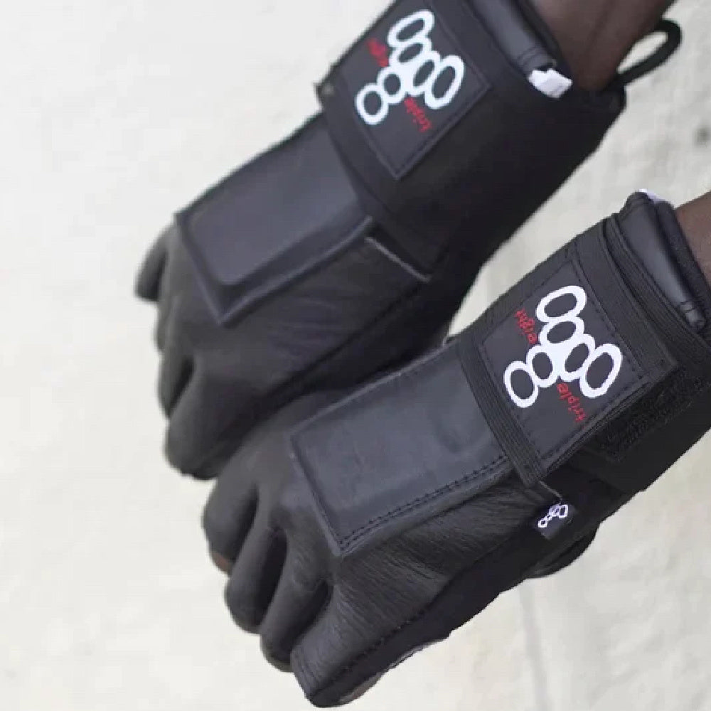 Triple 8 Hired Hands Protective Gloves - Durable Work Gloves for Construction, Gardening & DIY Projects - Perfect for Safety and Comfort in Heavy-Duty Tasks
