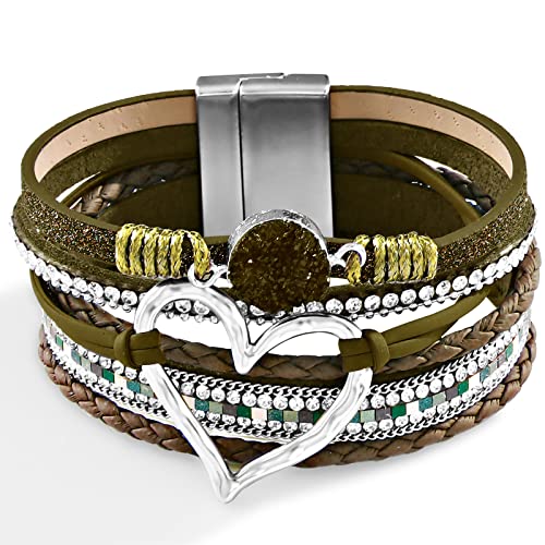 C7:Bangle Bracelets(brown)
