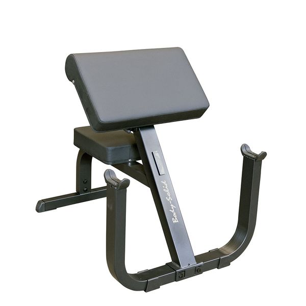 Premium Preacher Curl Bench for Home Gym - Adjustable Arm Pad & Comfortable Padding - Perfect for Bicep Workouts & Strength Training