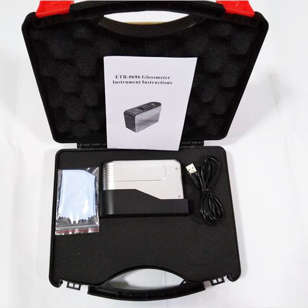ETB-0686 Self-Calibrating 60° Gloss Meter Tester | 0-200GU High Precision Glossmeter with Data Storage | Ideal for Paint, Automotive & Industrial Surface Quality Testing