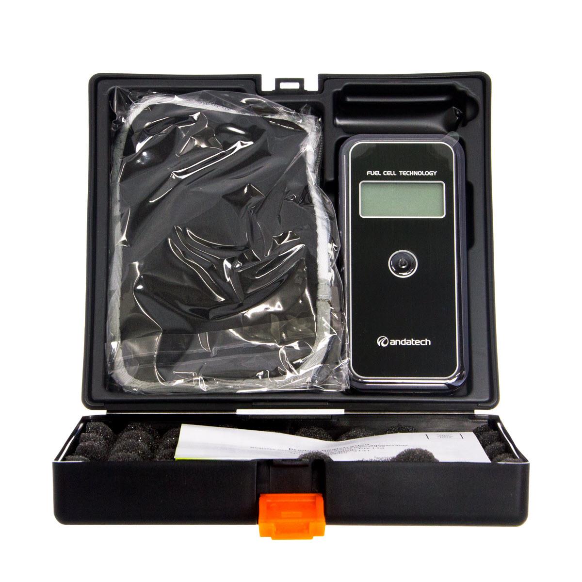 Andatech Alcosense Stealth Personal Breathalyzer - Accurate BAC Tester for Alcohol Detection, Portable Breath Alcohol Analyzer for Drivers, Workplace, and Personal Safety Use