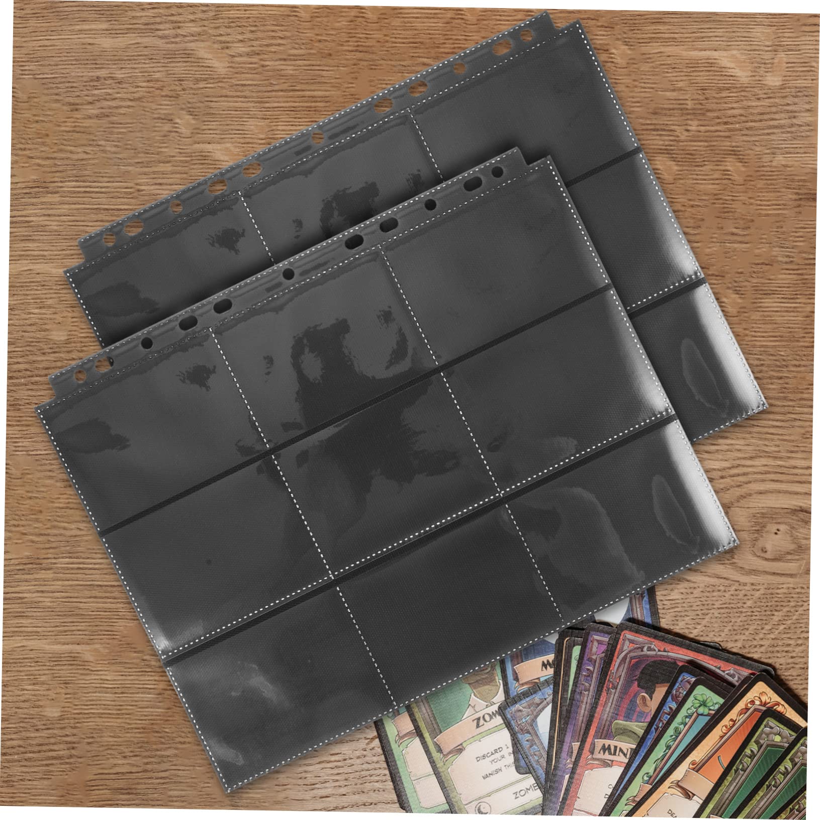 VICASKY 100 Pack Premium Clear Card Sleeves - Acid-Free PP Plastic Trading Card Protectors for MTG, Pokemon, Yu-Gi-Oh & Collectible Cards - Perfect for Game Nights, Tournaments & Card Storage