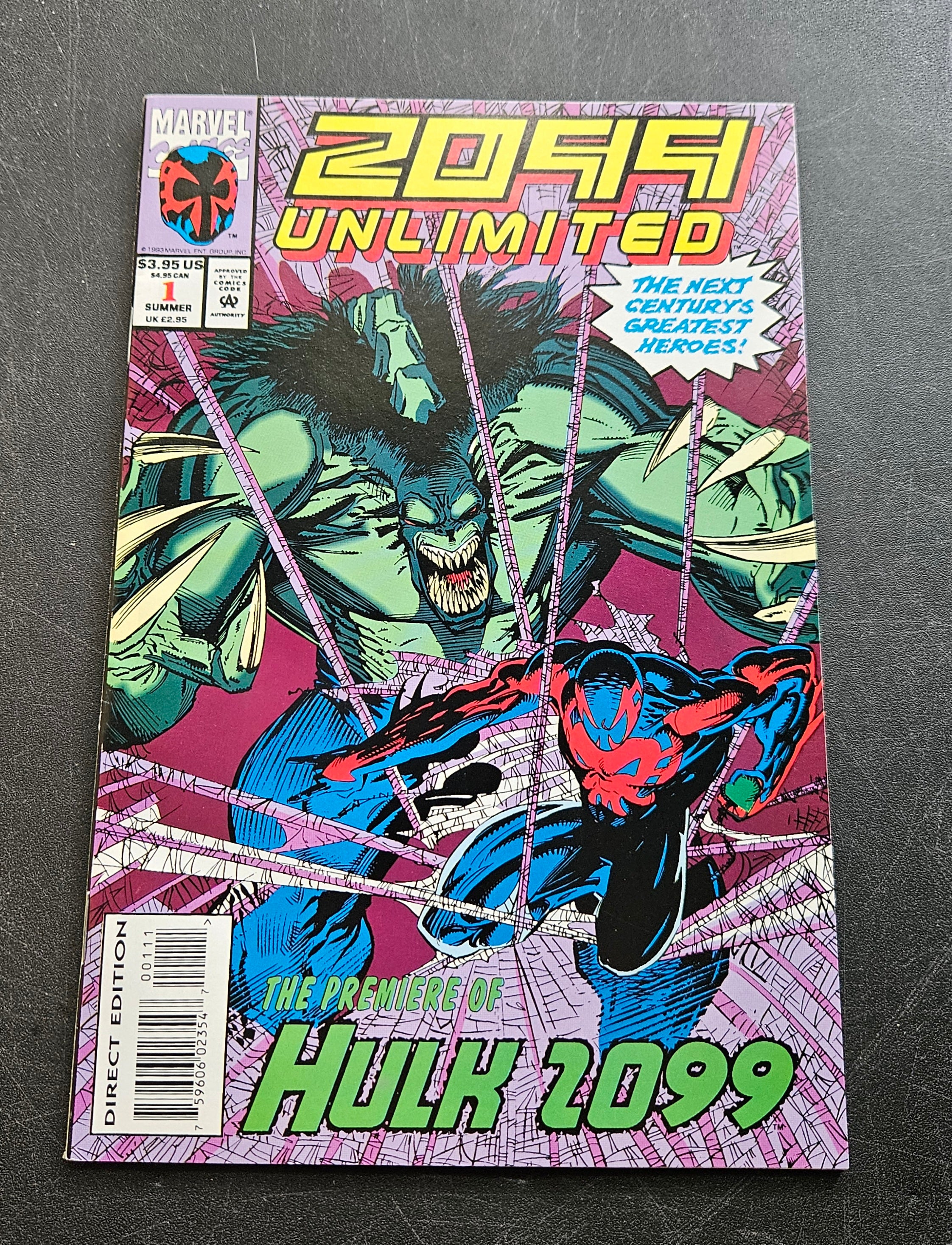 Hulk 2099 #1 Marvel Comic Book - Summer 1993 Limited Edition Collectible | Superhero Action, Sci-Fi Adventure for Comic Fans & Collectors