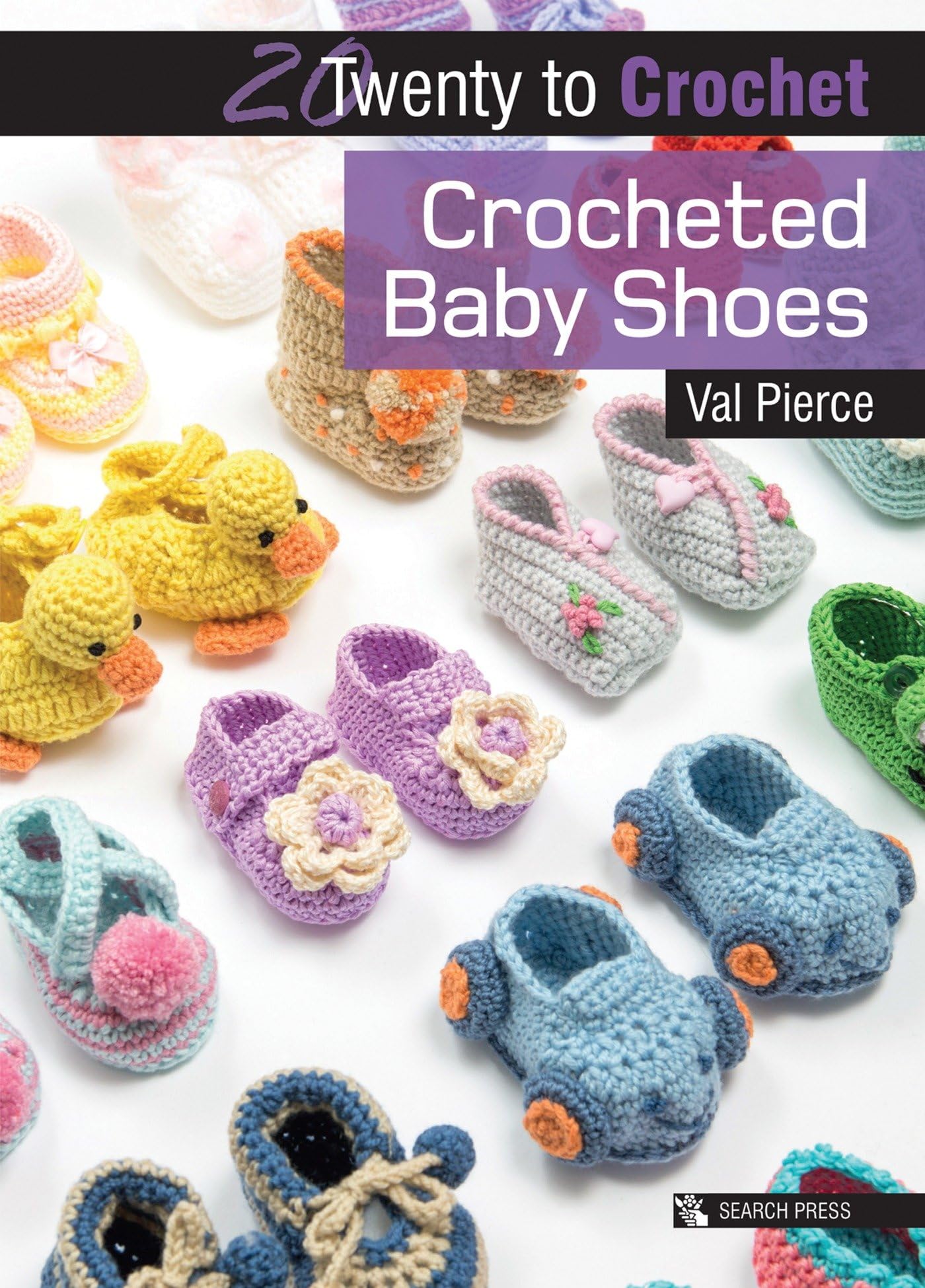 20 to Crochet: Adorable Handmade Baby Booties - Soft & Comfortable Crocheted Shoes for Newborns & Infants - Perfect for Baby Showers, Photo Shoots & Special Occasions
