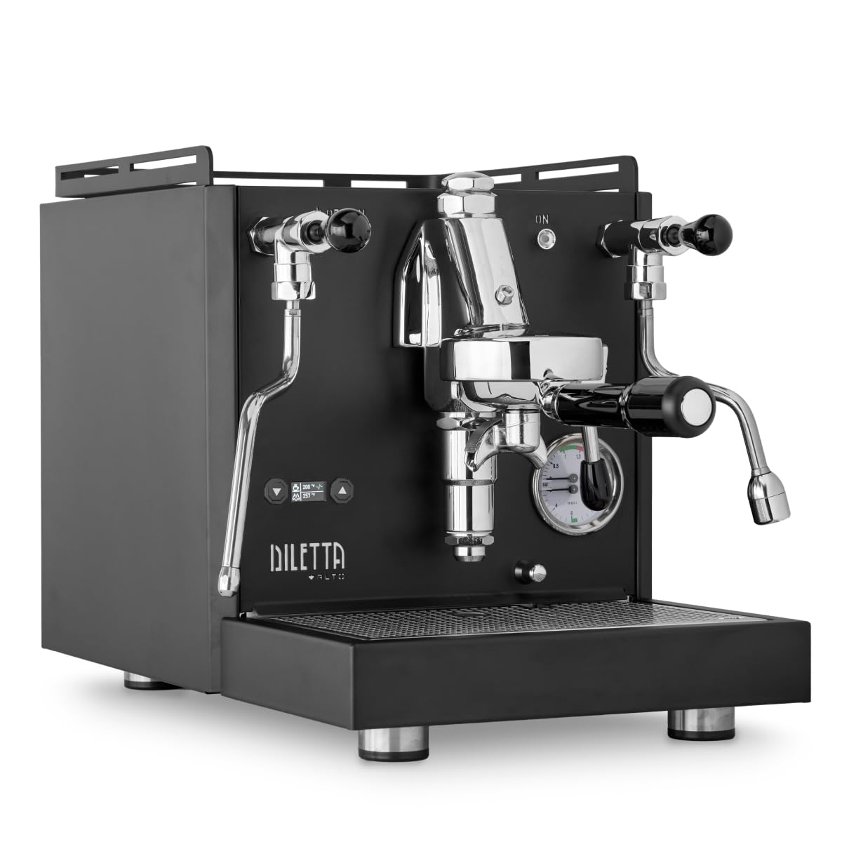 Diletta Alto Dual Boiler Espresso Machine with PID, Shot Timer & Adjustable OPV - Professional Black Coffee Maker for Home Baristas & Coffee Shops - Perfect for Espresso, Latte & Cappuccino Lovers