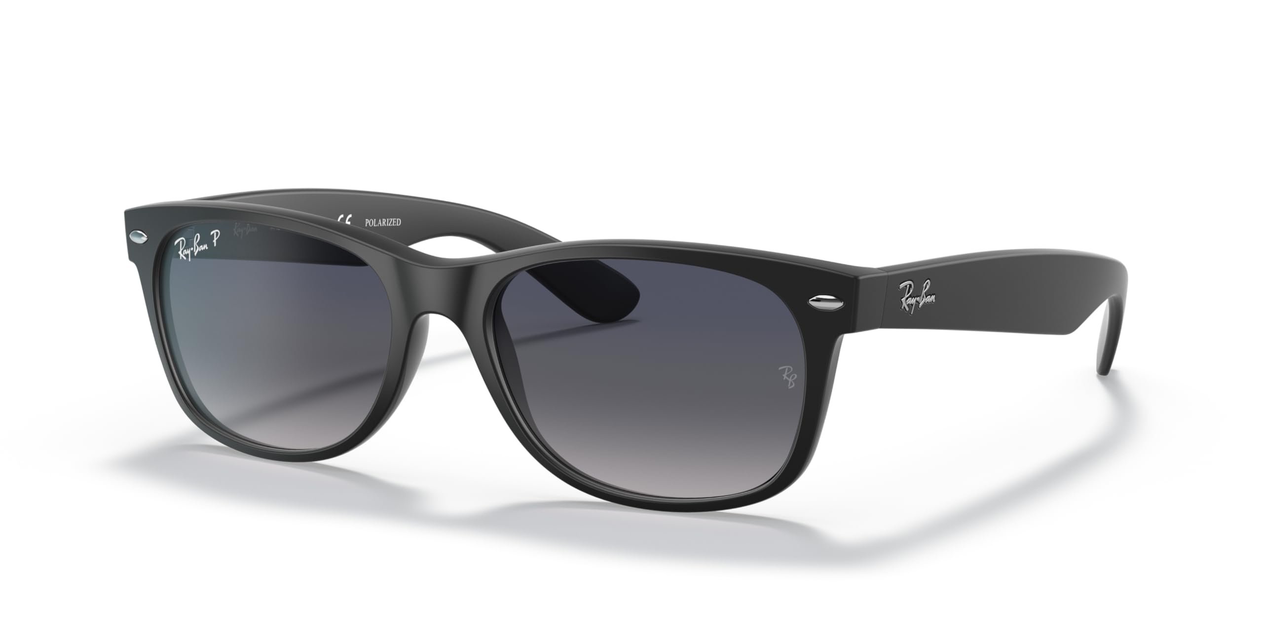 Ray-Ban RB2132 New Wayfarer Square Sunglasses - Classic Polarized UV Protection for Men & Women - Perfect for Driving, Beach, and Outdoor Activities