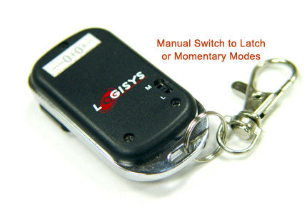 4 Channel Remote Control Relay Switch - Logisys RM04X Wireless Momentary Switch for Home Automation, Garage Door, Lighting & DIY Projects