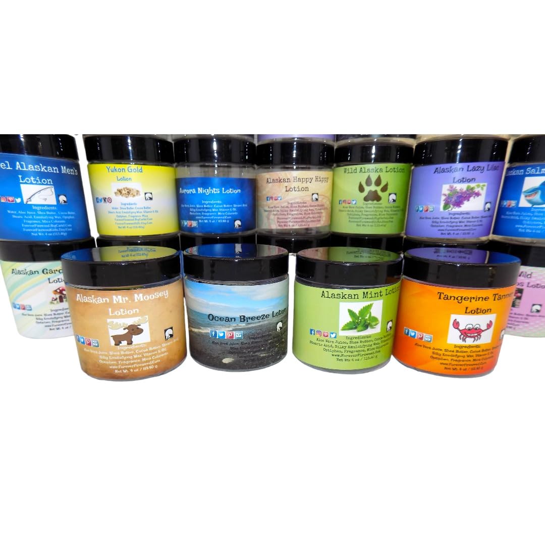 Alaskan Thick Hand Lotion for Dry Skin - Midnight Sun Moisturizing Cream with Shea Butter & Vitamin E - Perfect for Winter Care, Cracked Hands & Nighttime Hydration