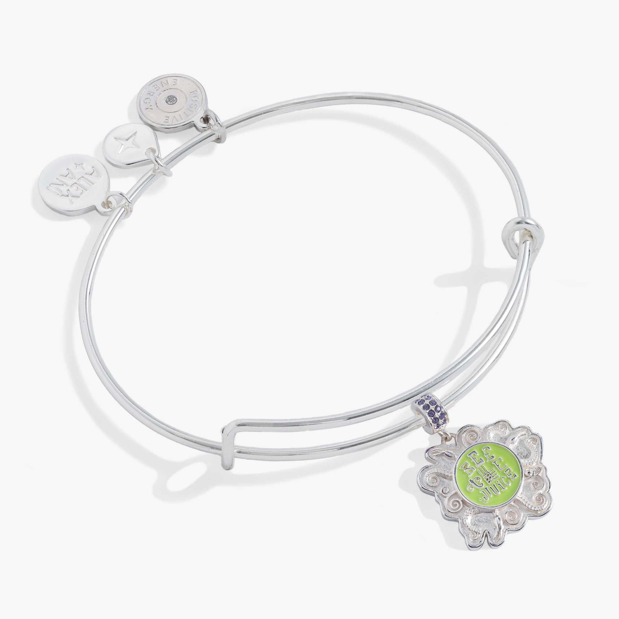 Beetlejuice® Charm Bangle Bracelet - Gothic Jewelry for Women - Perfect for Halloween Costume & Cosplay Accessories