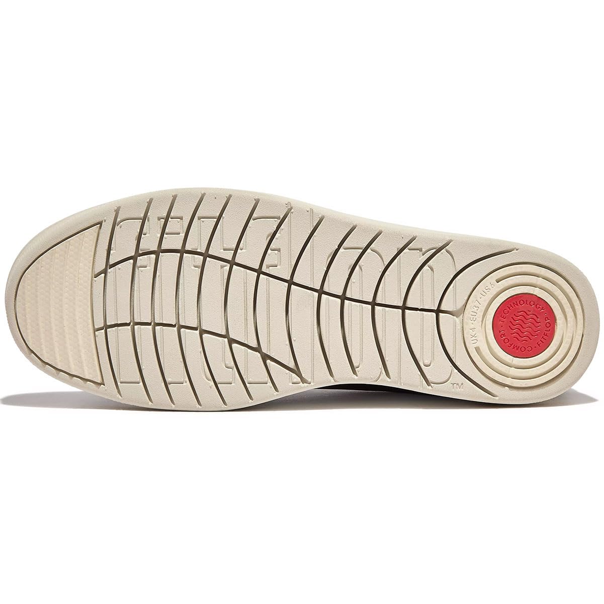 FitFlop Women's Rally Leather & Suede Panel Sneakers - Comfortable Walking Shoes for Work, Travel & Everyday Wear