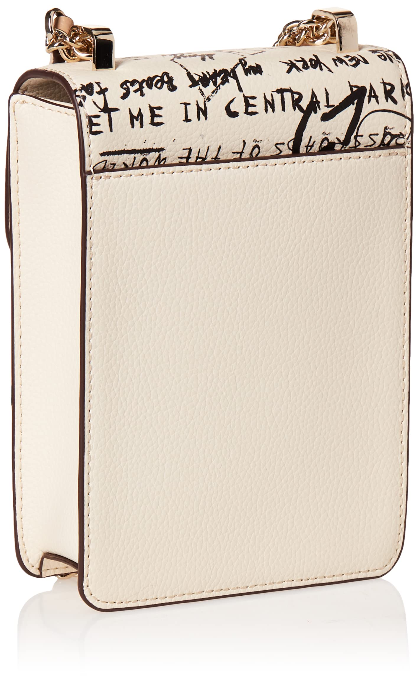 DKNY Women's Elissa N/S Phone Crossbody Bag - White Graffiti Print, One Size US - Stylish & Compact Purse for Everyday Use, Travel, and Shopping
