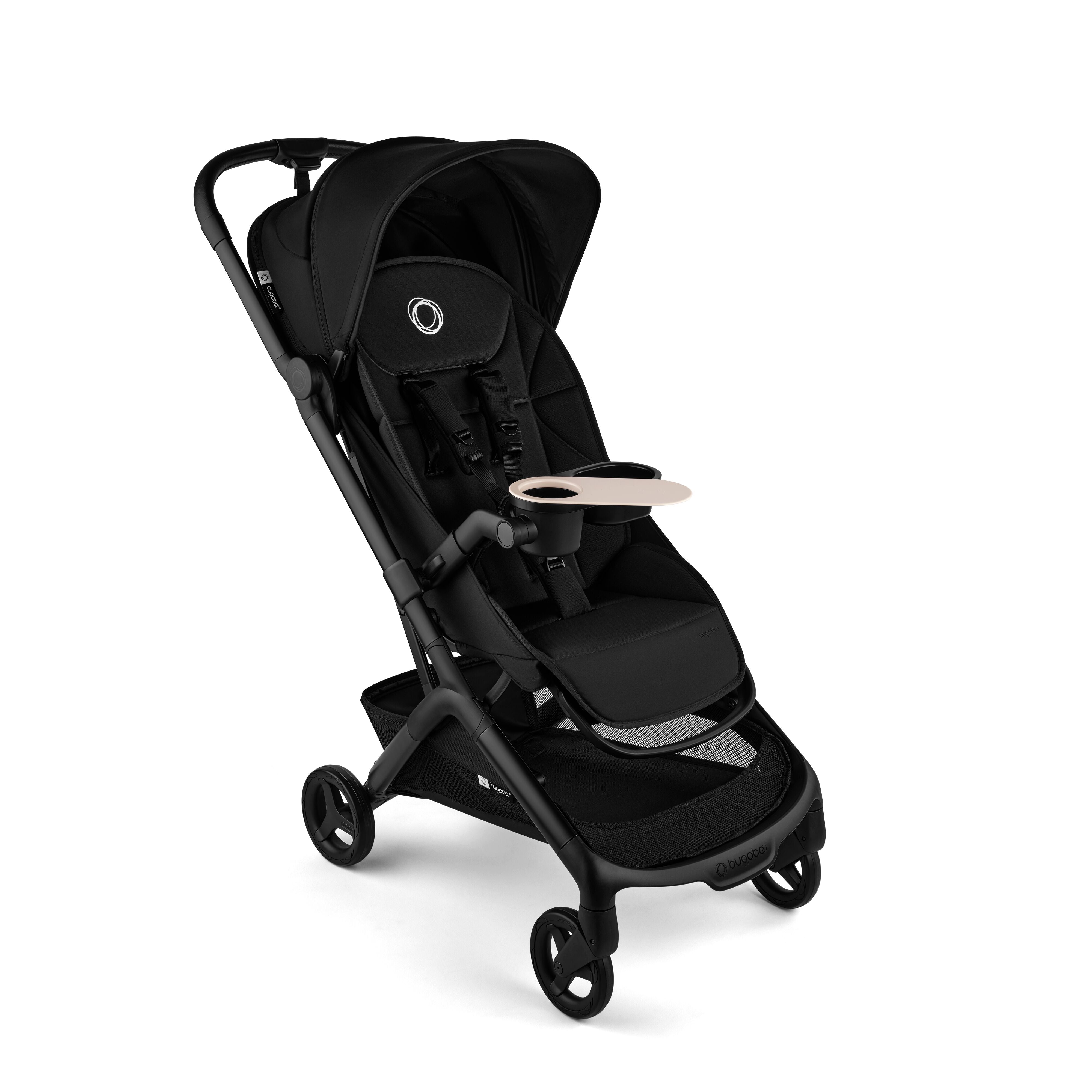 Bugaboo Butterfly 2 Stroller Tray Adapter - Universal Snack & Drink Holder for Travel, Shopping & Outdoor Activities with Baby