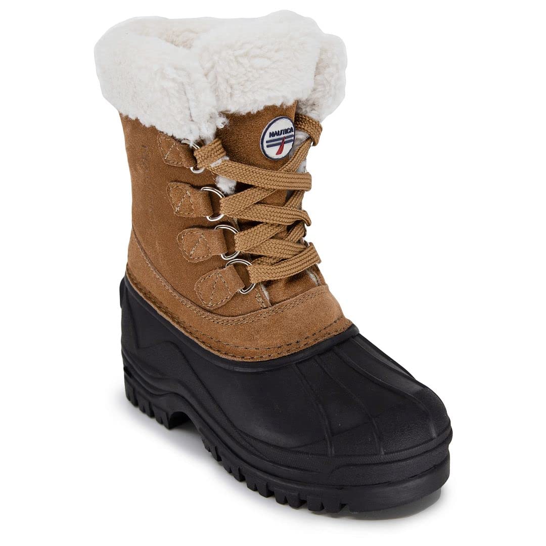 Nautica Kids Waterproof Duck Boots for Winter - Boys & Girls Snow Boots (Toddler/Little Kid/Big Kid) | Warm & Comfortable for Snow Play, School & Outdoor Activities