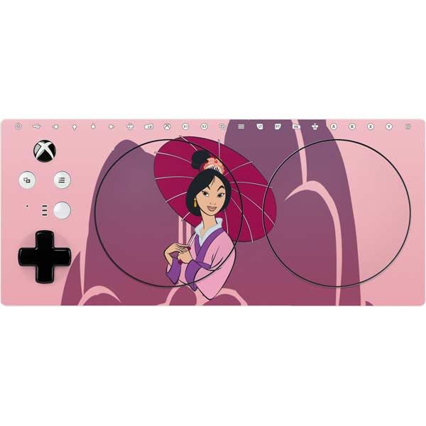 Officially Licensed Disney Mulan with Umbrella Design Gaming Skin Decal for Xbox Adaptive Controller - Custom Protective Cover for Enhanced Gaming Experience