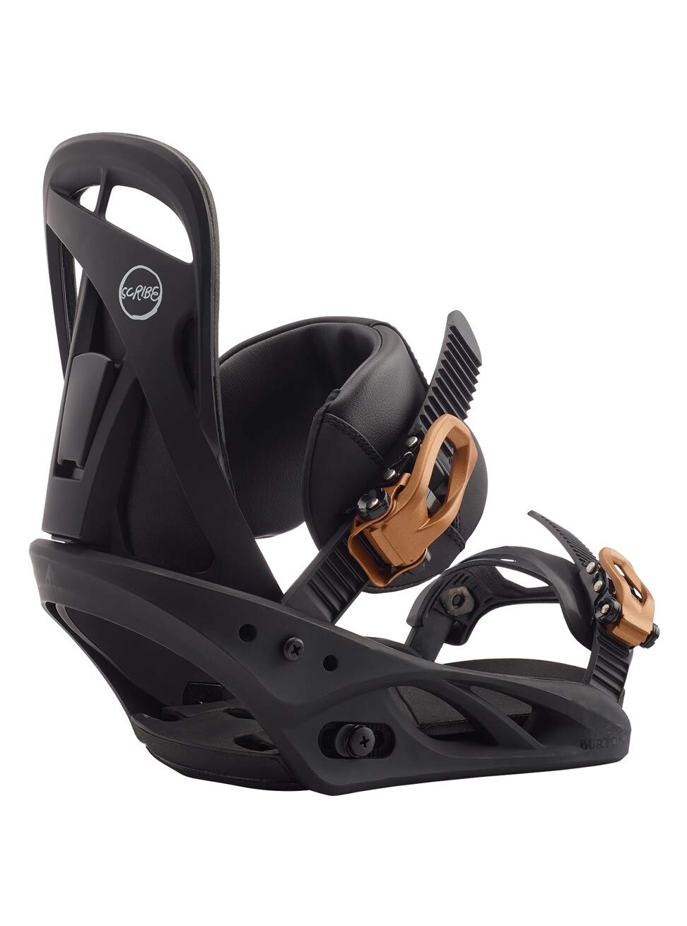 Burton Women's Scribe Snowboard Bindings - Black Size S for All-Mountain Freestyle Riding | Perfect for Powder, Park & Groomed Runs