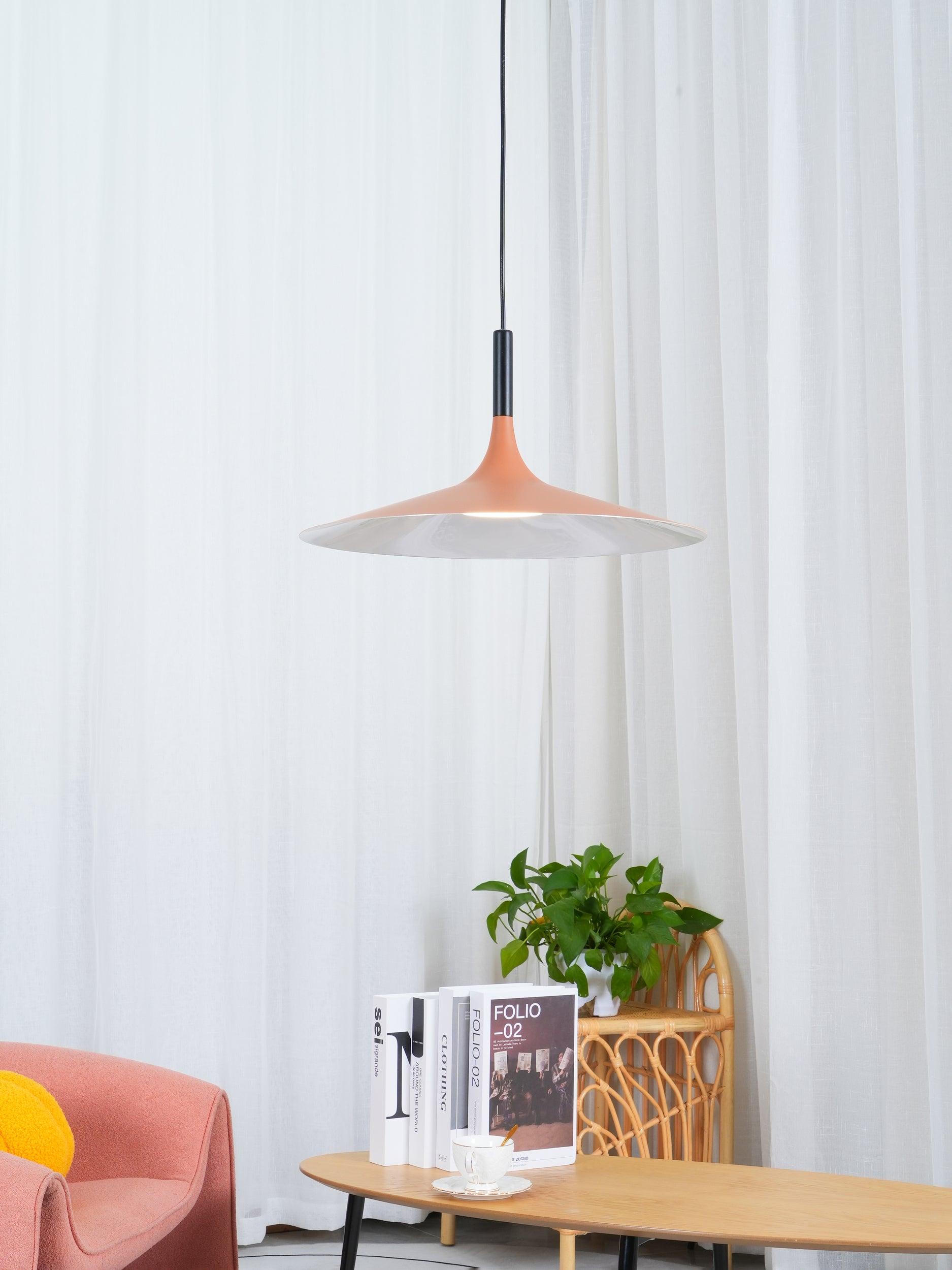 Aplomb Modern Metal Pendant Light - Industrial Style Ceiling Hanging Lamp for Kitchen Island, Dining Room & Living Room Decor