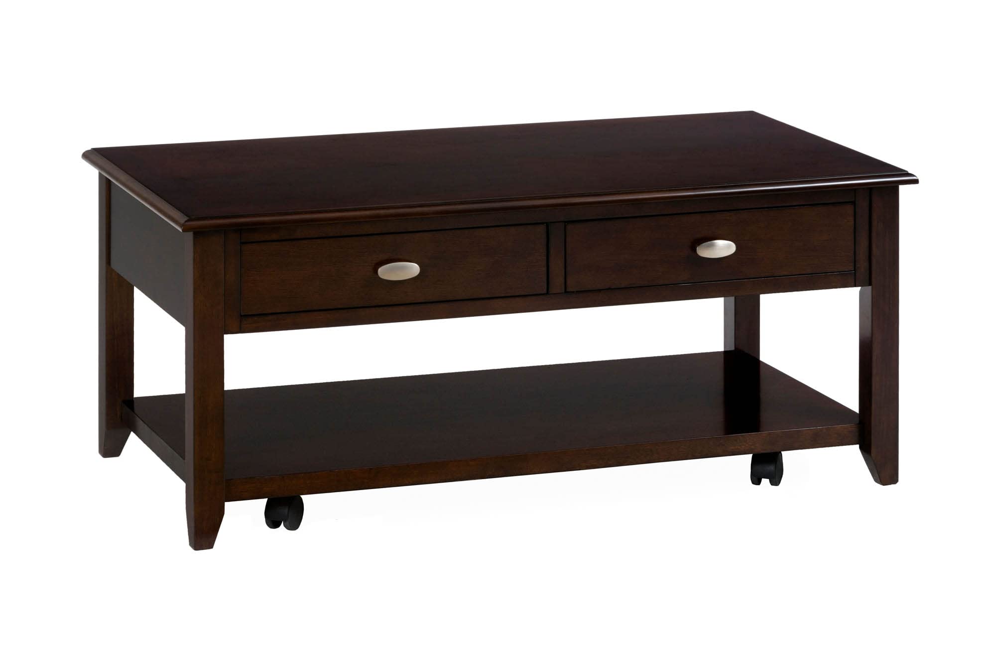 Contemporary Merlot Coffee Table 44