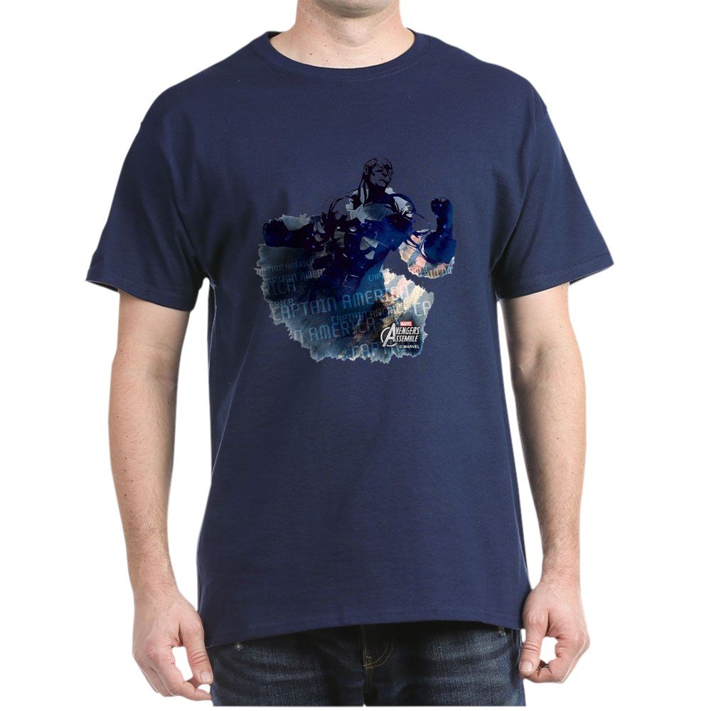 Captain America Dark Graphic T-Shirt - Superhero Marvel Comic Tee for Men & Women - Perfect for Cosplay, Gifts & Casual Wear