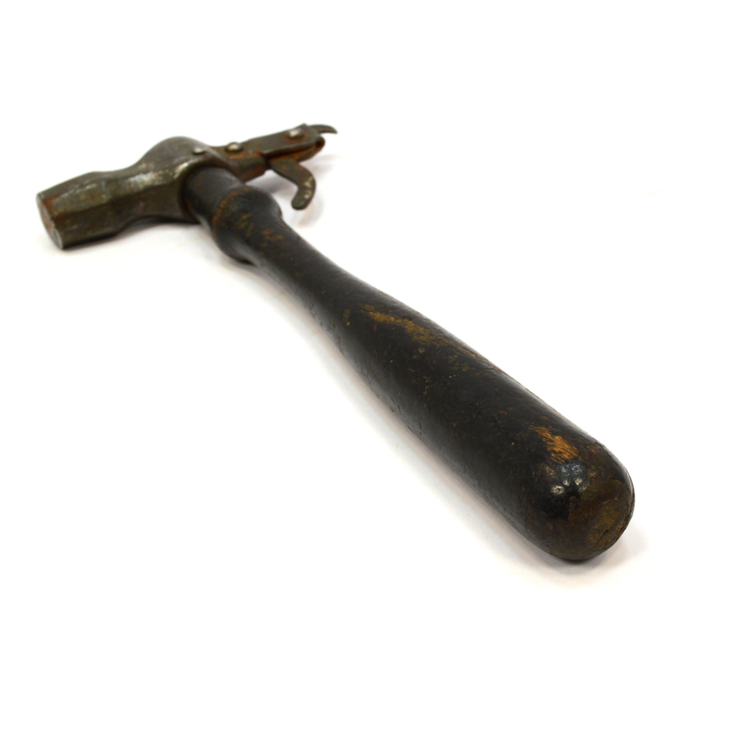 Vintage 5 oz Antique Tack Hammer with Unique Staple Puller End - Dated MAY 17 - Perfect for Upholstery, Leatherworking & DIY Crafts