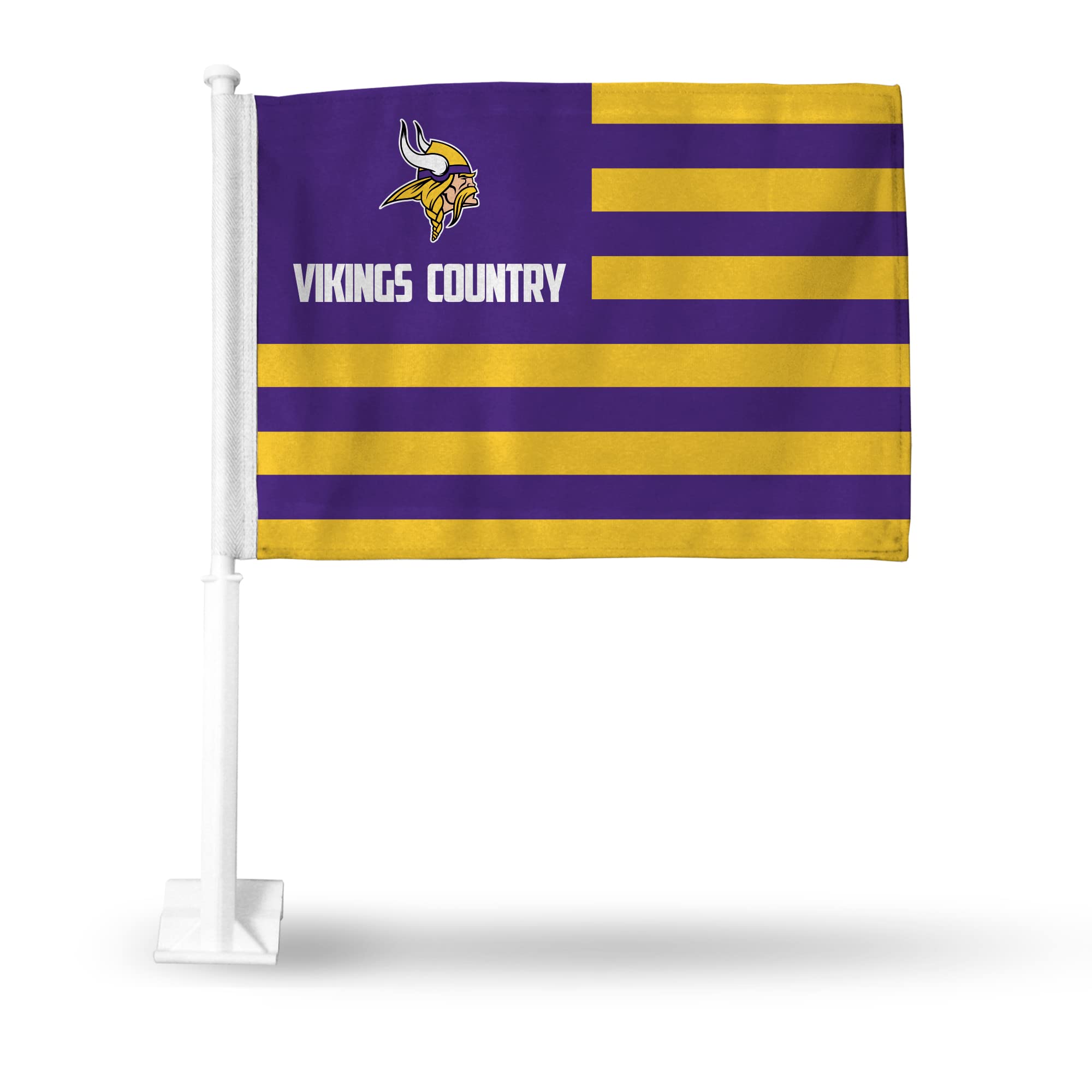 NFL Car Flag Double Sided - Officially Licensed Team Logo - Durable Polyester Car Accessory for Game Day Tailgating, Road Trips & Showing Team Spirit