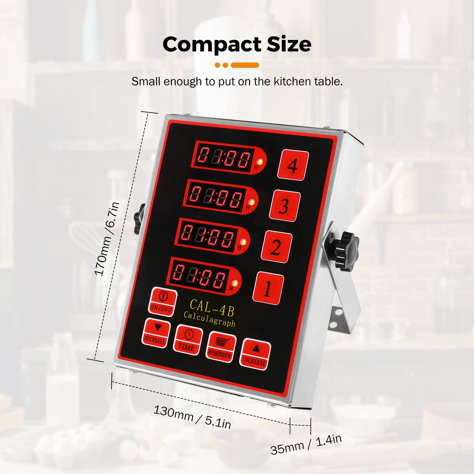 BEAMNOVA 8 Channel + 4 Channel + 6 Channel Digital Kitchen Timer Bundle - Commercial Restaurant Fryer Timer with Multiple Displays for Cooking, Baking & Food Service