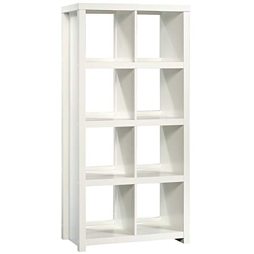 Pemberly Row 8 Cubby White Bookcase - Modern Storage Organizer for Kids Room, Office & Living Room - Perfect for Books, Toys & Home Decor