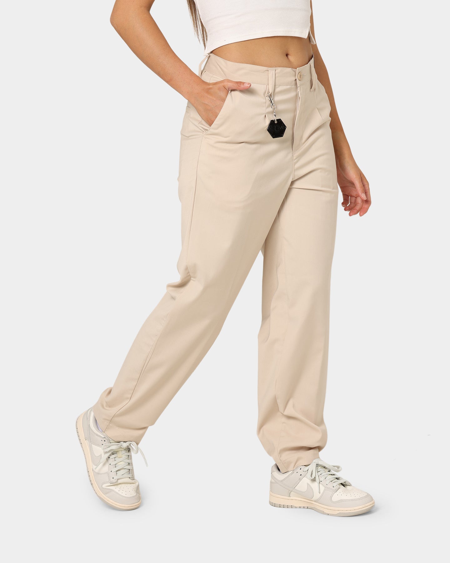 404 Liberty Baggy Trousers Sand - Comfortable Loose Fit Casual Pants for Men | Perfect for Streetwear, Hip Hop Fashion & Everyday Wear