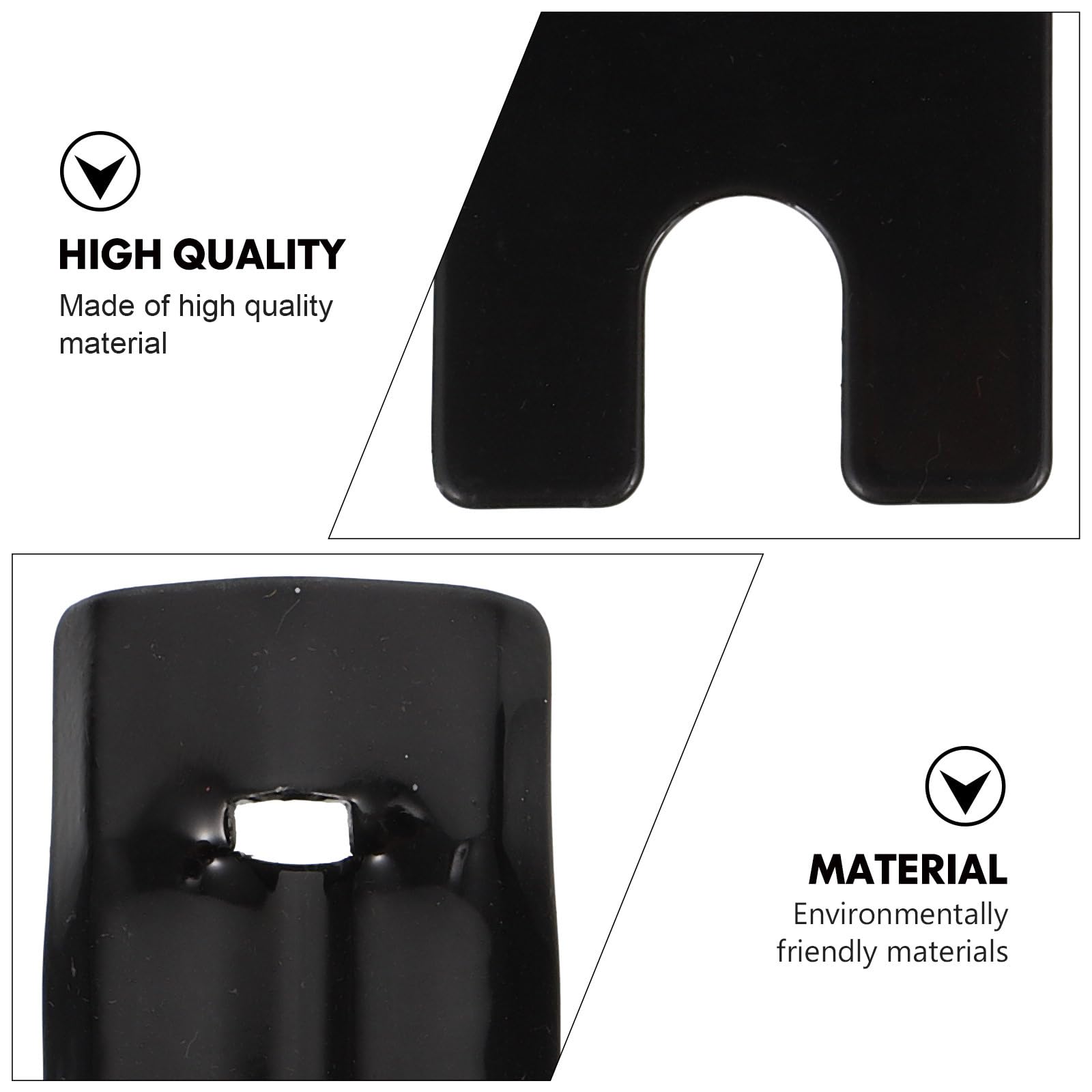 Happyyami 3Pcs Heavy Duty Aluminum L-Shaped Bike Flag Pole Brackets - Adjustable Mounting Racks for Safety Flags & Garden Flags - Perfect for Cycling Safety, Outdoor Events & Yard Decorations