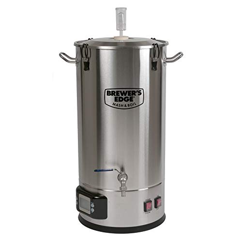 Brewer's Edge Mash and Boil - All-in-One Electric Home Brewing System for Beer Making - Perfect for Beginners & Homebrewers - Kitchen, Garage, or Outdoor Use