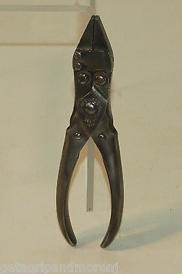 Vintage Bernard Belt Pliers with US Patent 488785 from 1891 - Antique Tool for Leatherworking, Blacksmithing & DIY Repairs