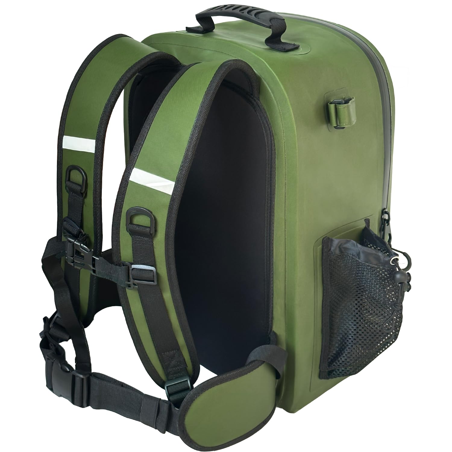 Waterproof Fishing Backpack with Rod Holder - 26L Fly Fishing Tackle Storage Backpack for Men & Women - Perfect for Fly Fishing, Kayak Fishing, and Outdoor Adventures