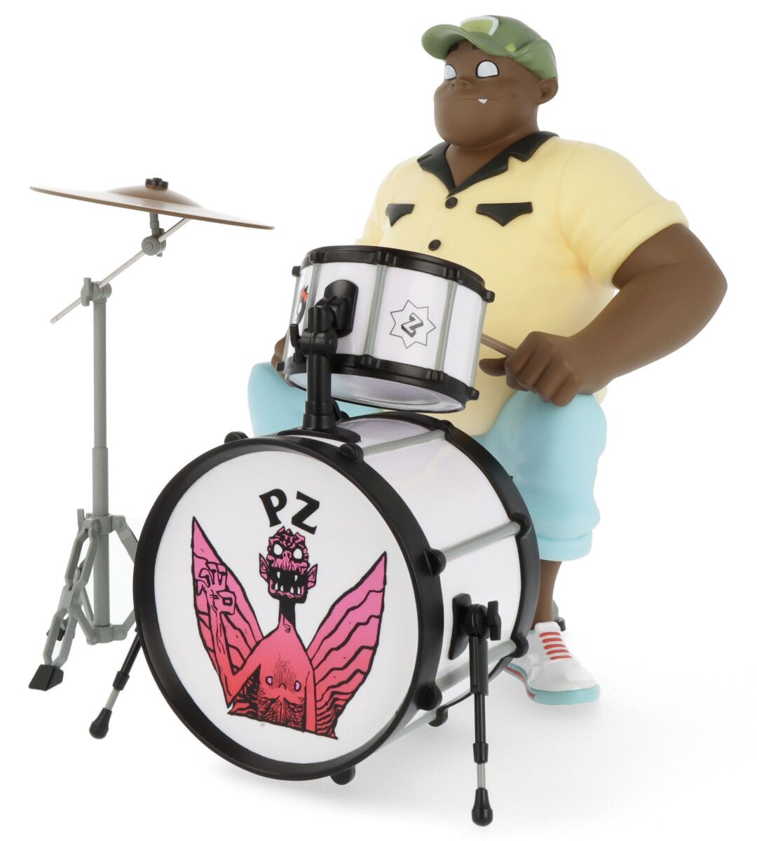 Superplastic Gorillaz Russel Hobbs Action Figure - Collectible Vinyl Art Toy for Fans & Decor - Perfect for Display, Gifts & Pop Culture Enthusiasts