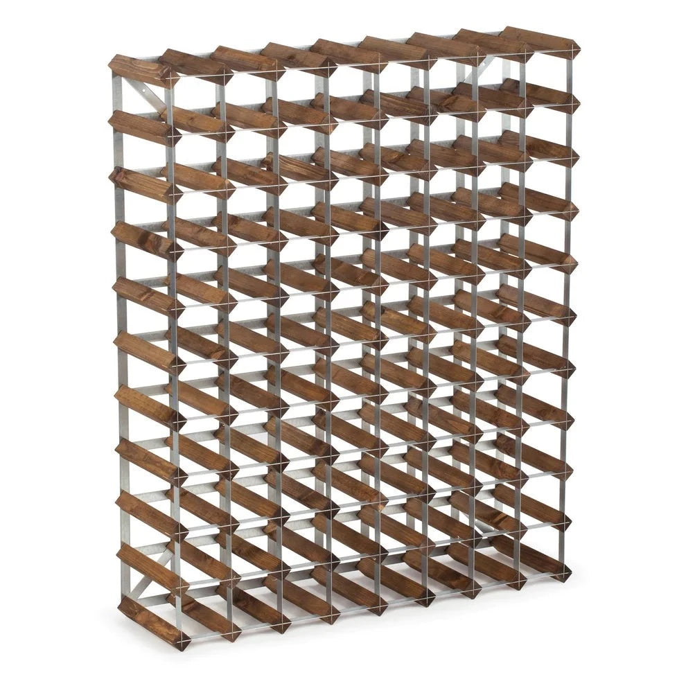 90 Bottle Wine Rack - Sturdy Metal Wine Storage Organizer for Home, Bar, or Restaurant - Perfect for Wine Cellar, Kitchen, or Dining Room Display
