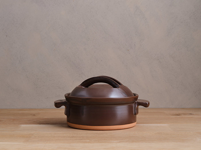 Premium Kasama Kaki Small Cooking Pot - Nonstick Ceramic Saucepan for Healthy Meals - Perfect for Soups, Stews & Rice Dishes in Home Kitchens