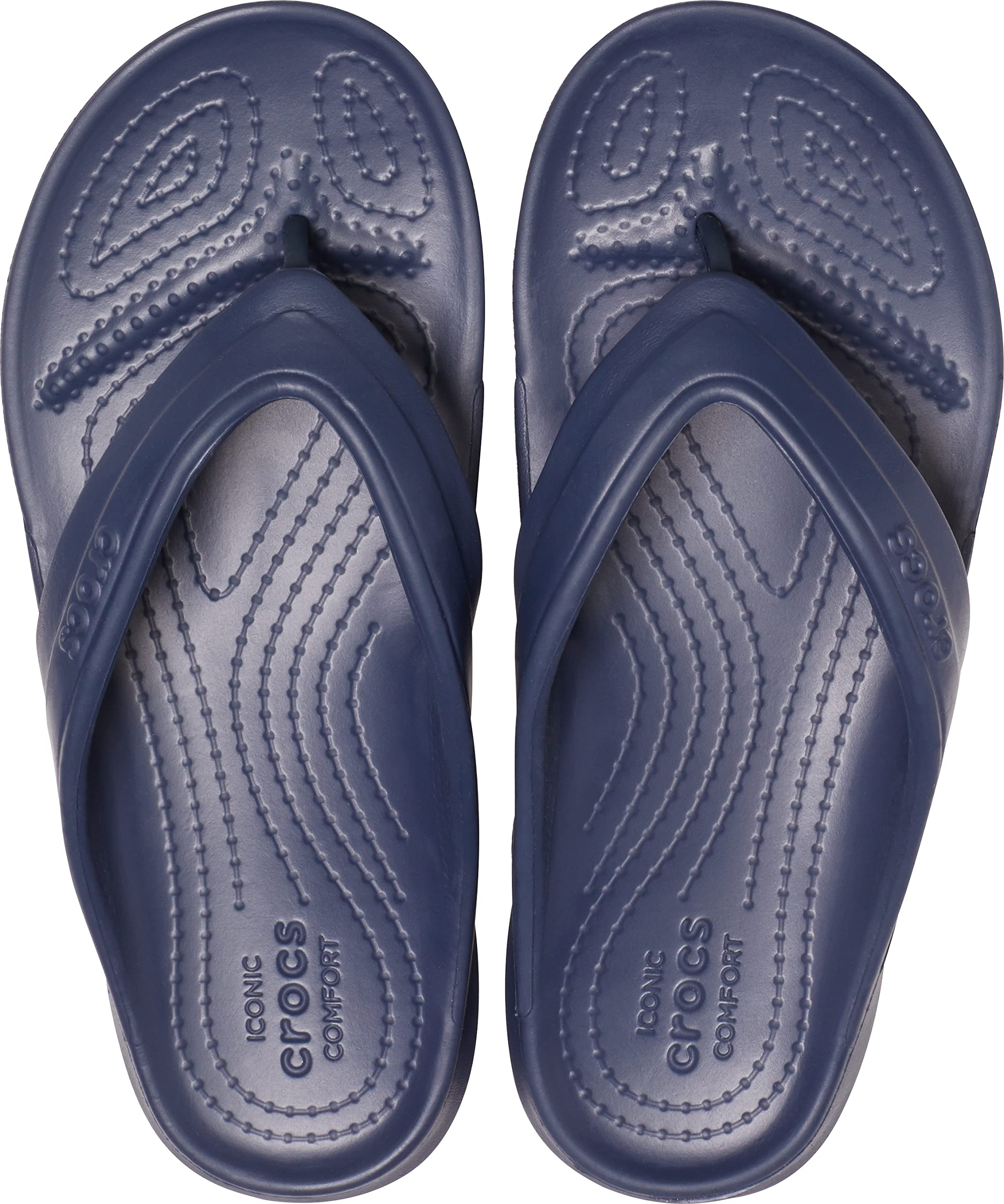 Crocs Kids' Classic Flip Flops - Comfortable Slip-On Water Shoes for Boys & Girls | Beach, Pool & Summer Outdoor Activities