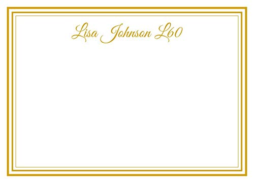Personalized Stationery Note Cards with Raised Ink - Custom Monogrammed Thank You Cards for Weddings, Birthdays & Special Occasions - Perfect for Handwritten Notes, Gifts & Elegant Correspondence