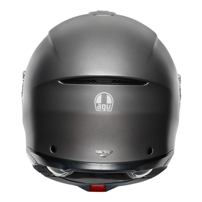 AGV Tourmodular Solid Luna Grey Motorcycle Helmet - Lightweight, DOT & ECE Certified for Safety - Perfect for Touring, Commuting & Adventure Riding