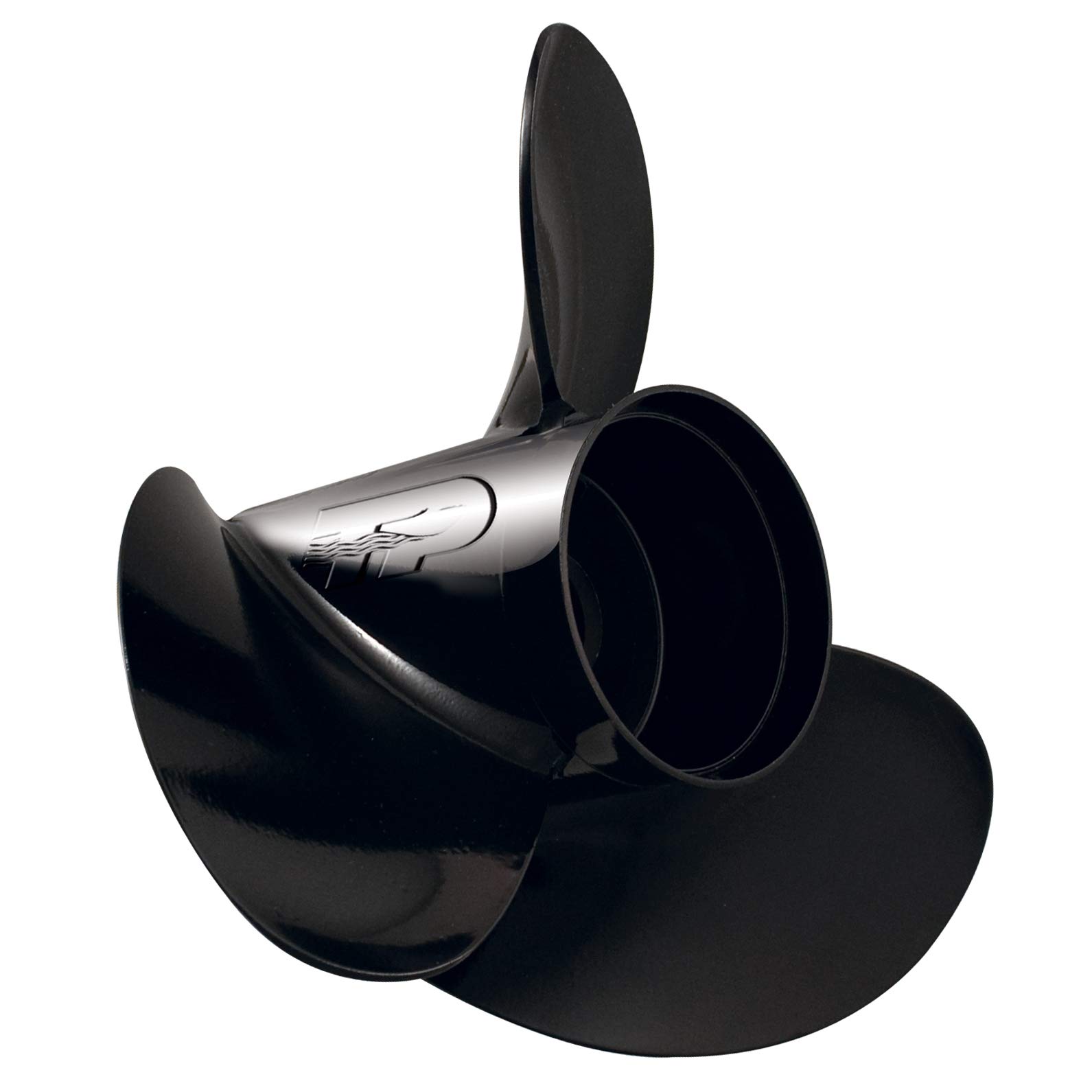 Turning Point Hustler Aluminum Right-Hand Propeller 12.25 x 15 3-Blade for Boats & Outboard Motors - Perfect for Fishing, Watersports & Marine Adventures