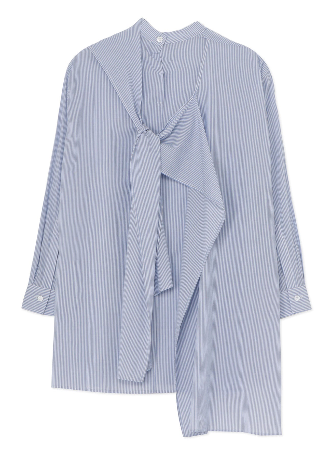 Women's Cotton Striped Back Tie Blouse - Casual & Chic Tops for Work, Date Night & Summer Outfits