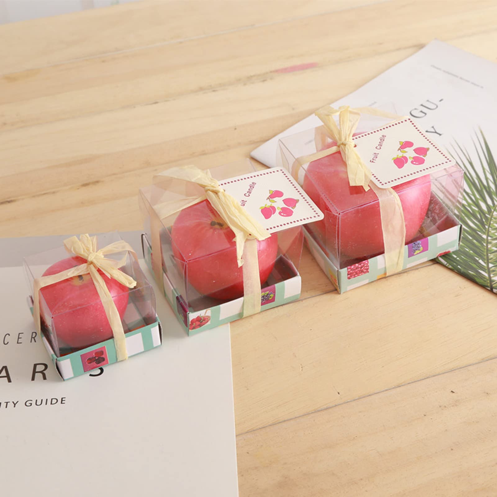 Premium Aromatherapy Scented Candle - Long-Lasting Red Fruit Fragrance, Creative Wax Design for Home Decor | Perfect Christmas Gift, Relaxation & Holiday Ambiance