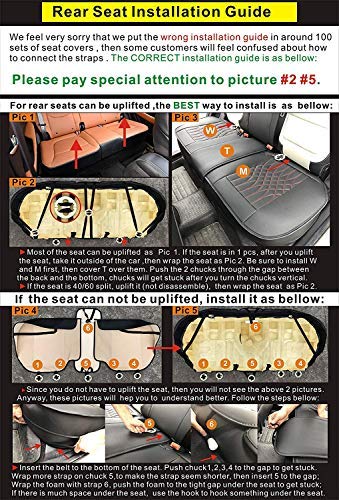 Waterproof PU Leather Car Seat Covers Full Set - Adjustable Fit for IM Models (Front & Rear Seats) | Airbag Compatible with Headrest & Lumbar Support Pillows | Coffee Brown | Perfect for Daily Commuting, Road Trips & Car Protection