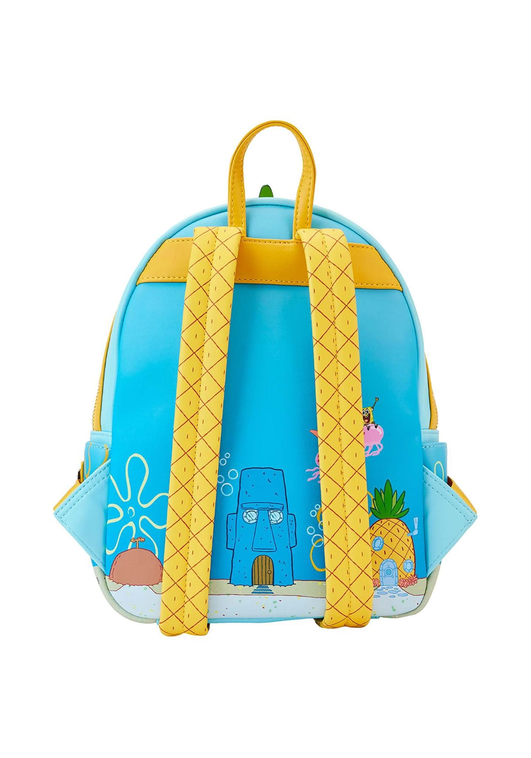 Loungefly Nickelodeon SpongeBob SquarePants Pineapple House Mini Backpack - Cute Cartoon Character Backpack for Women & Teens - Perfect for School, Travel, and Comic Conventions