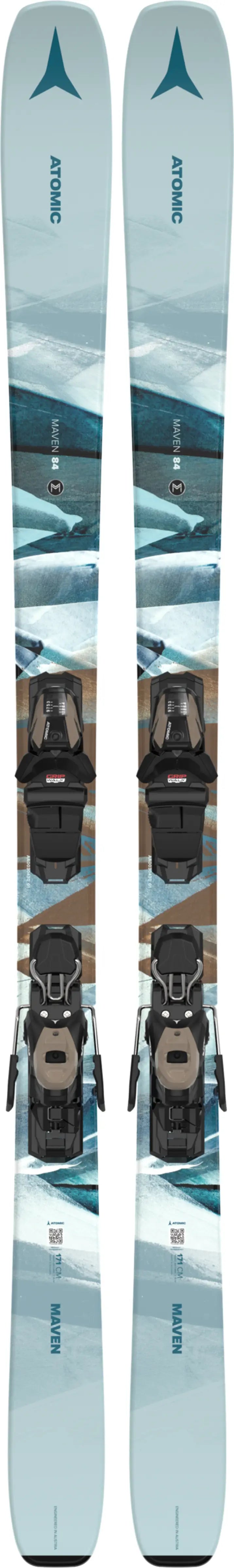 Atomic Women's Maven 84 Skis with M10 GW Bindings 2025 - Perfect for All-Mountain Skiing & Freeride Adventures
