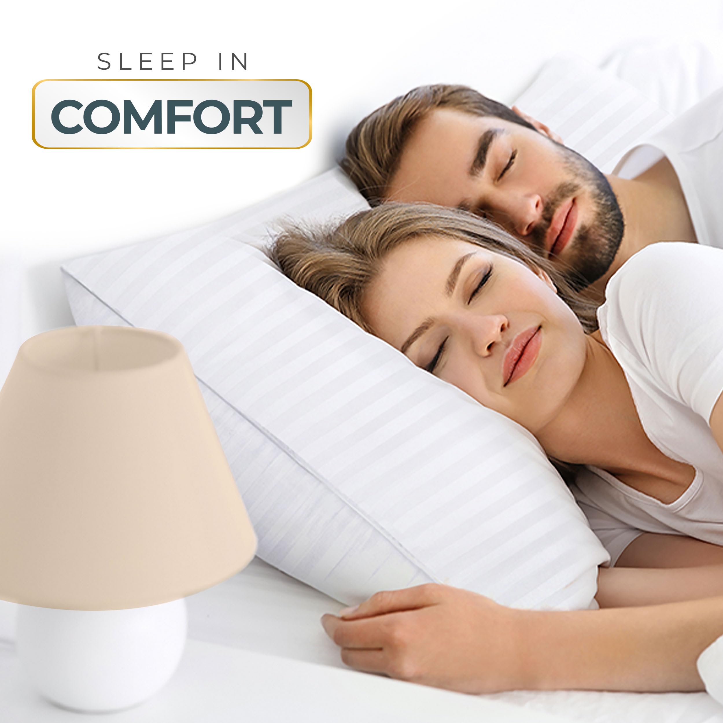Utopia Bedding Queen Size Cooling Pillows for Sleeping - Set of 6, Hotel Quality, Support for Back, Stomach & Side Sleepers - Perfect for Bedroom, Guest Room & Travel