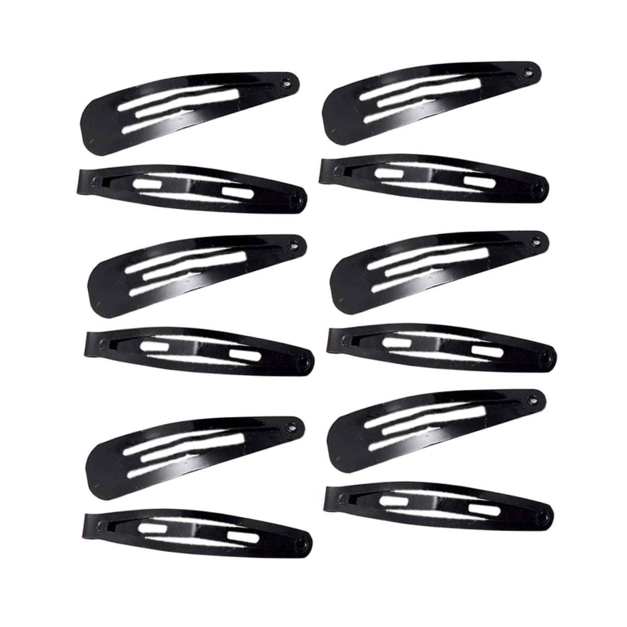 Beaupretty 48pcs Black Hair Barrettes for Women & Girls - Simple Metal Hair Clips with Pure Design - Perfect for School, Work, Parties & Everyday Hairstyles