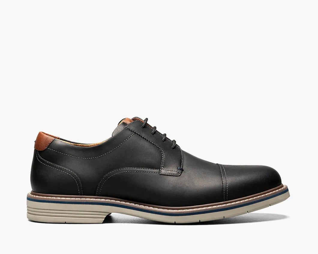 Norwalk Cap Toe Oxford Dress Shoes for Men - Classic Business Formal & Wedding Attire - Comfortable Leather Oxfords for Office, Interviews & Special Occasions