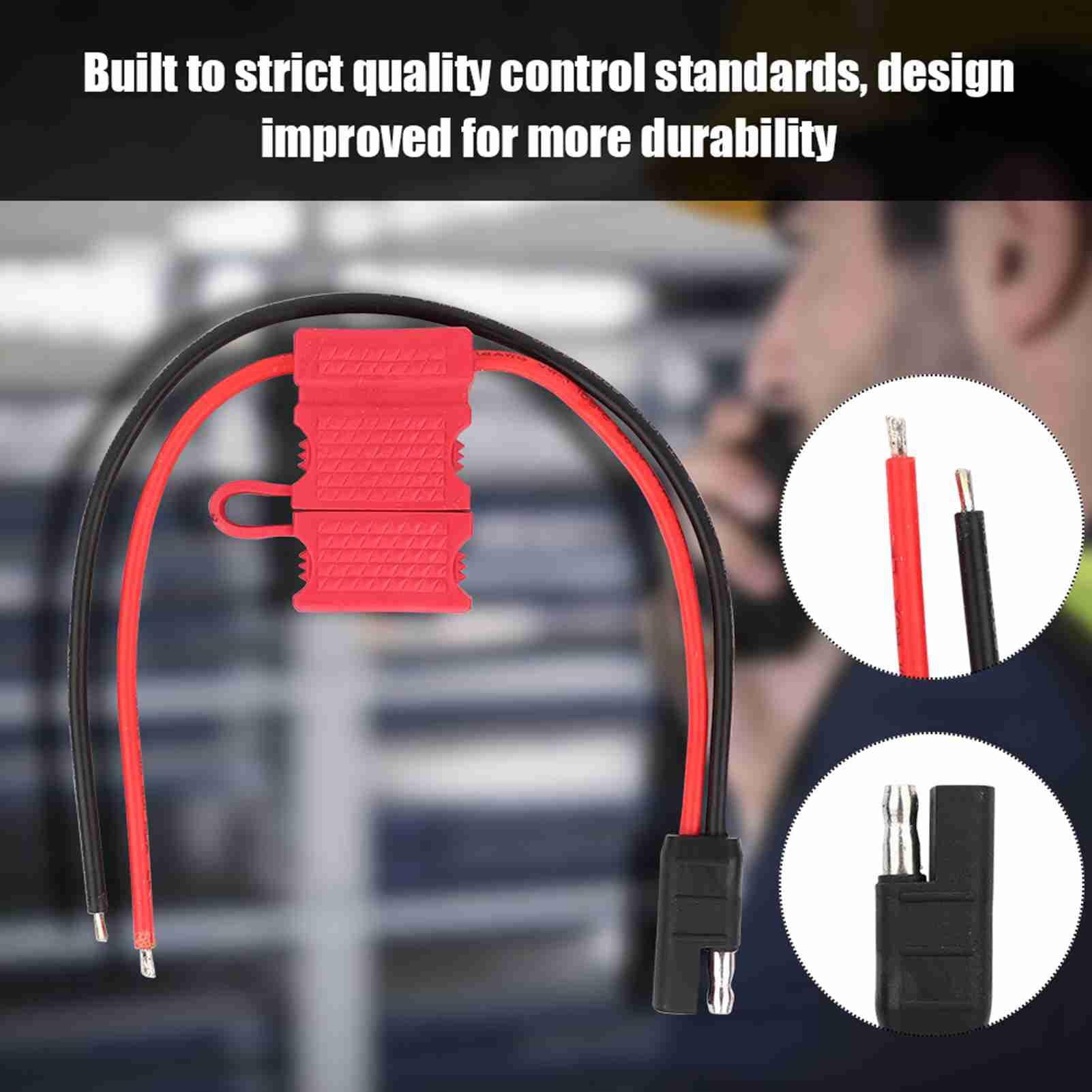 Wendry Power Cable for Walkie Talkie Mobile Radio Repeater - Durable CM/MCX/CDM Compatible Power Cord for Emergency Communication & Outdoor Adventures