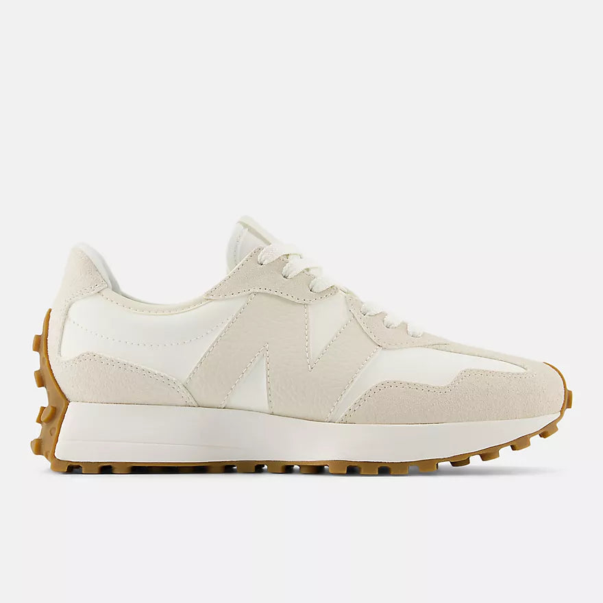 327 Sneaker for Men & Women - Linen & Sea Salt Colorway - Comfortable Casual Shoes for Walking, Running & Everyday Wear