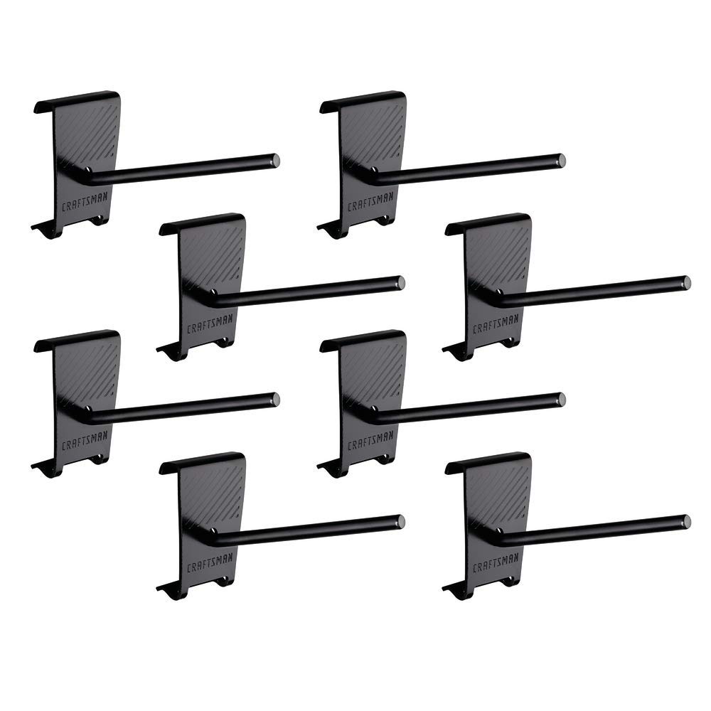 CRAFTSMAN Versatrack Garage Hooks - Heavy Duty Corded Peg Hooks for Tool Organization (CMSTE8VT) - Perfect for Garage Storage, Workshop & DIY Projects